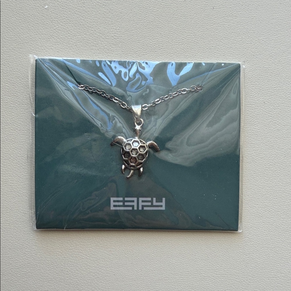 EFFY Silver Turtle Pendant Necklace